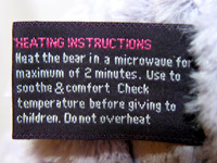 Heat Pack Teddy Bear - Tags
